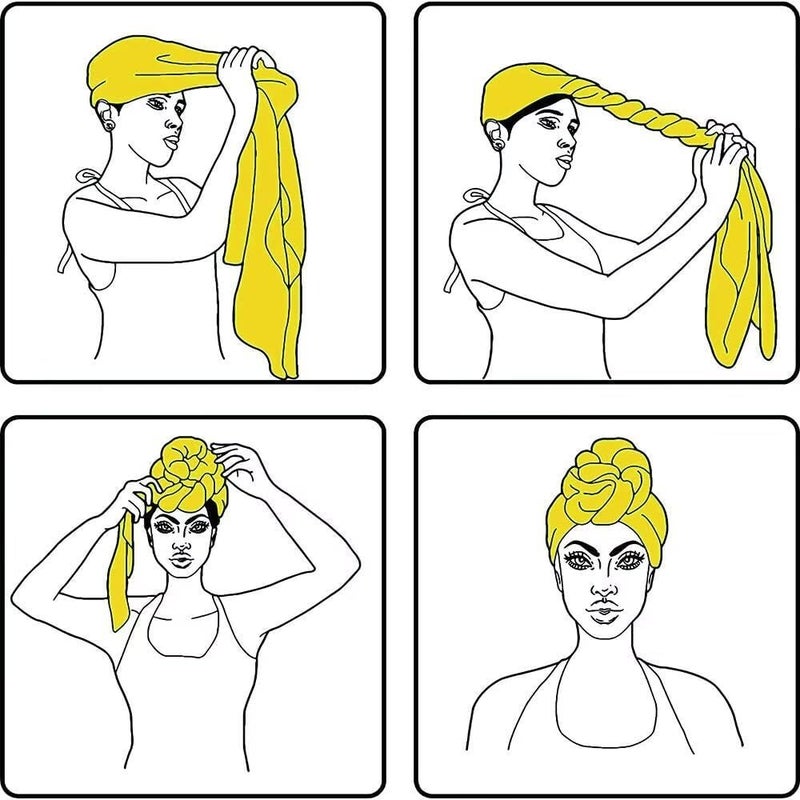 VeritableWax African Headwraps for Women Head Wraps Ankara Wrap Head Scarf - Image 3